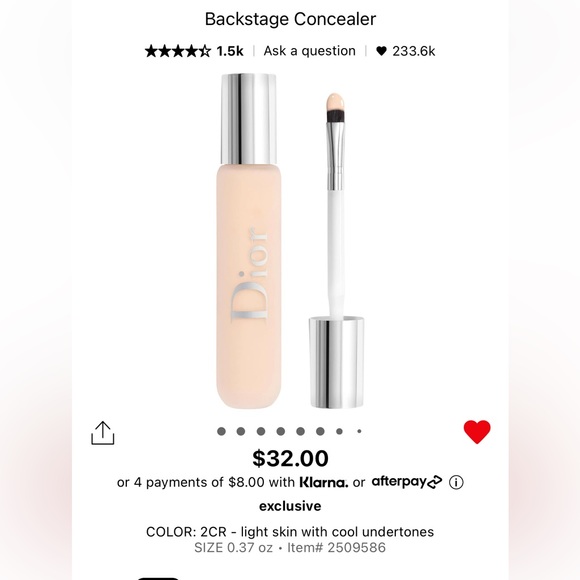 Dior Backstage Concealer - Picture 4 of 7